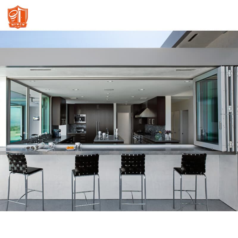 aluminium folding window