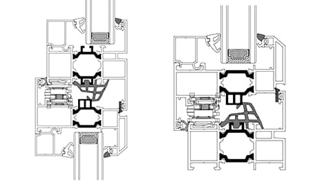 Thermal insulation aluminum profile