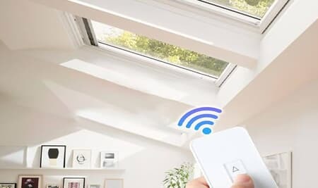skylight blinds motorized