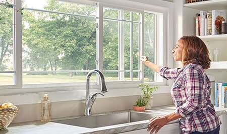 sliding window with mosquito net
