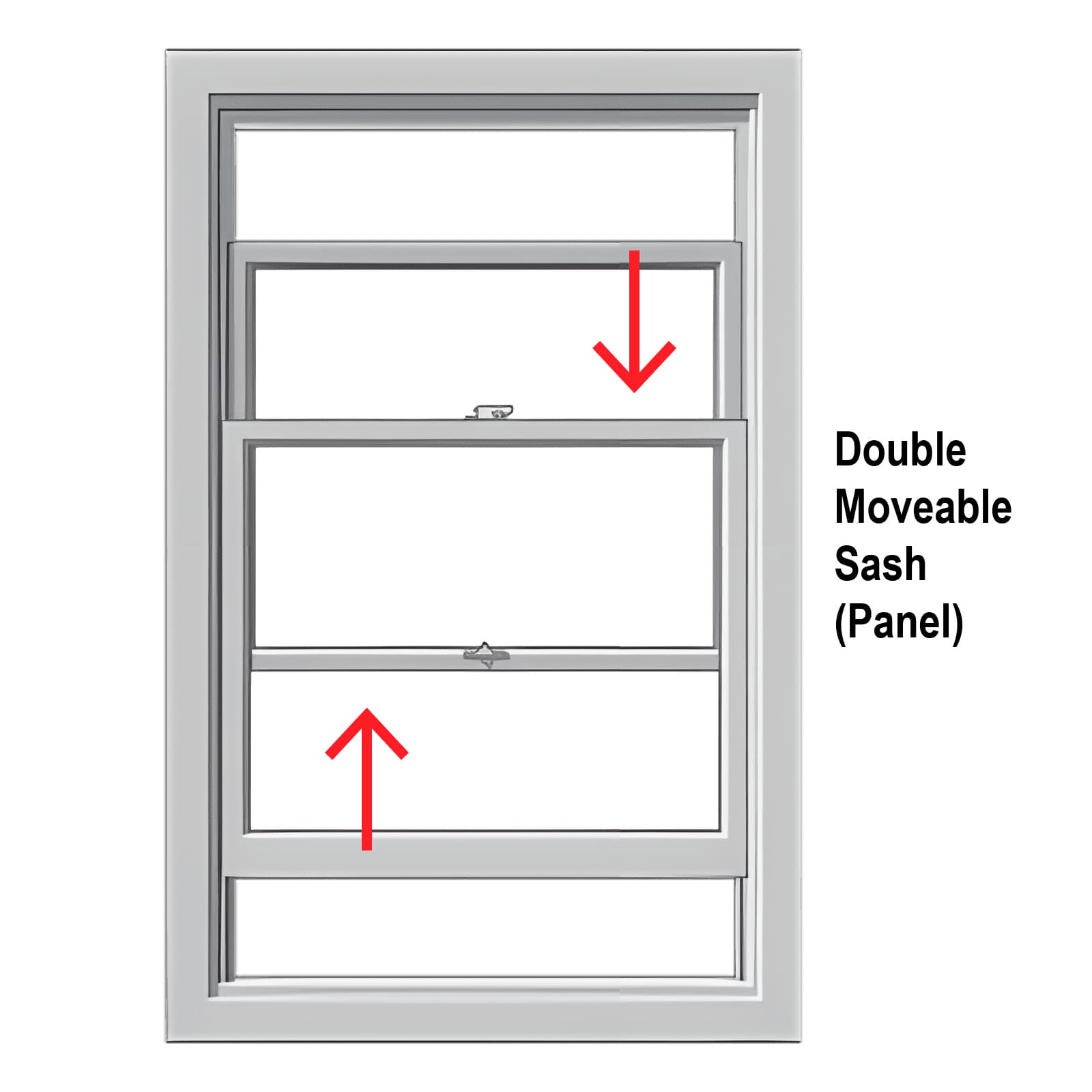 double-hung windows