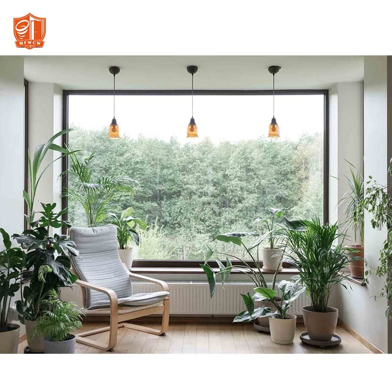 large glass picture window