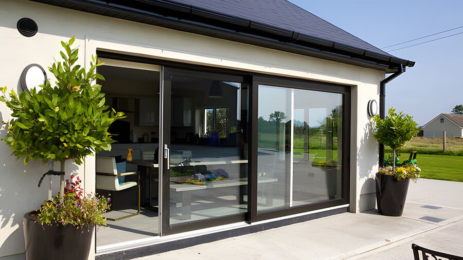 aluminum lift and slide door