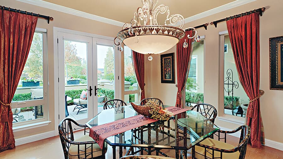 French swinging doors