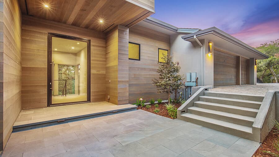 aluminum pivot door