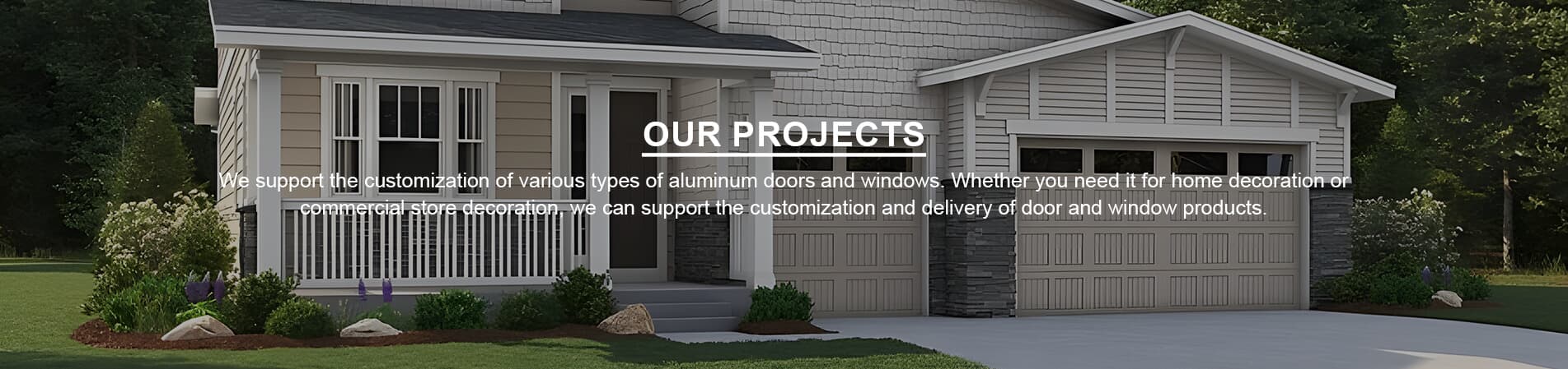 Aluminum doors and windows
