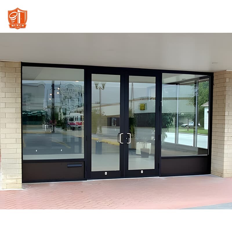 Commercial storefront door