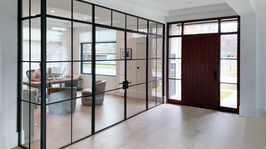 Ultra Slim Aluminum Swing Door