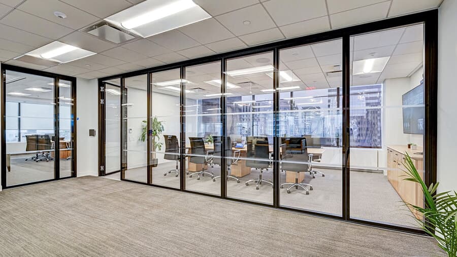 slim hinged door