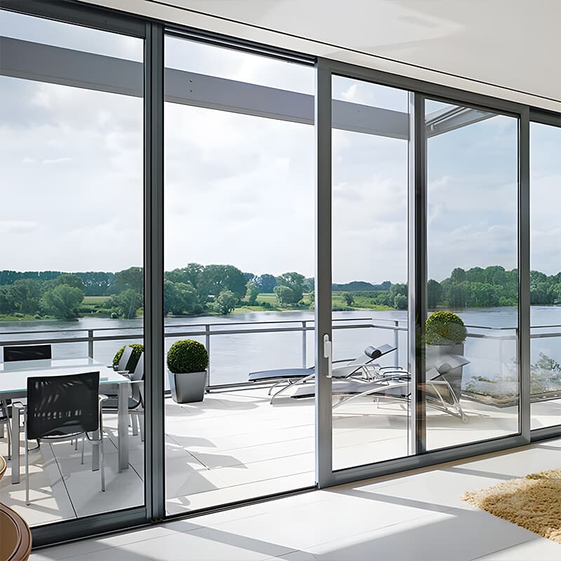 business-grade sliding glass door