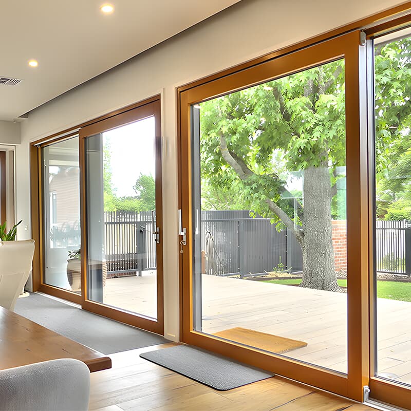 designer aluminum lift-slide entrance