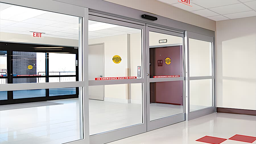 High-Traffic Automatic Door