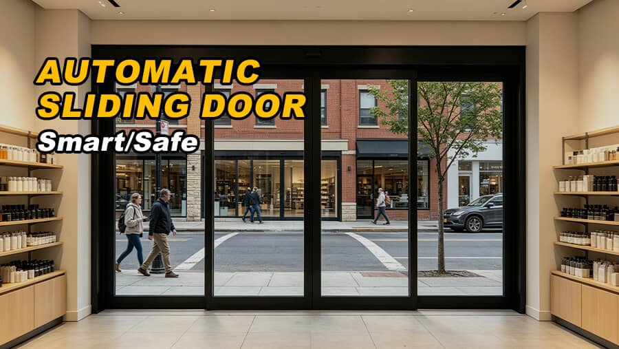 Factory Direct: Aluminum Automatic Sliding Door for Commercial Entrance | Bespoke Project Solutions