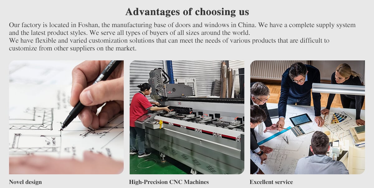 Advantages of choosing us - Novel design, CNC Machines, Service Advantages of choosing us - Novel design, CNC Machines, Service